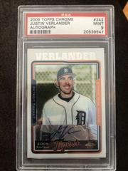 Justin Verlander [Autograph] Baseball Cards 2005 Topps Chrome Prices