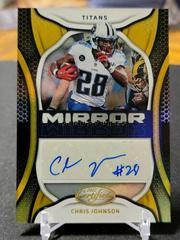 Chris Johnson [Gold] #MS-CHJ Football Cards 2022 Panini Certified Mirror Signatures Prices
