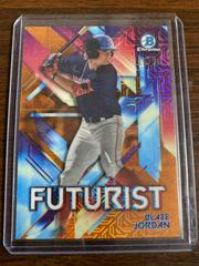 Blaze Jordan [Orange Refractor] #FUT-BJ Baseball Cards 2021 Bowman Chrome Futurist Prices