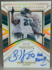 Brian Dawkins #13 Football Cards 2023 Panini Immaculate Jubilee Signature Prices