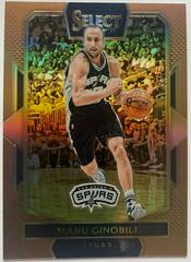 Manu Ginobili [Copper Prizm] #257 Basketball Cards 2016 Panini Select Prices