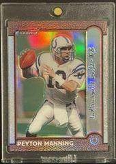 Peyton Manning [Refractor] #70 Football Cards 1999 Bowman Chrome Prices