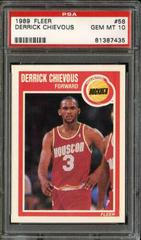 Derrick Chievous #58 Basketball Cards 1989 Fleer Prices