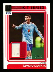Alvaro Morata [Gold] #KS-AMO Soccer Cards 2022 Panini Donruss Kit Series Prices