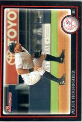 Alex Rodriguez #161 Baseball Cards 2010 Bowman Prices