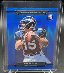 Tim Tebow [Blue Refractor] #79 Football Cards 2010 Topps Platinum Prices