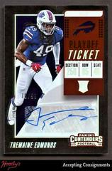 Tremaine Edmunds Football Cards 2018 Panini Contenders Rookie Ticket Prices