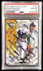 Alex Rodriguez [Platinum Gold] #144 Baseball Cards 1997 Pinnacle Totally Certified Prices