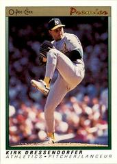 Kirk Dressendorfer Baseball Cards 1991 O Pee Chee Premier Prices