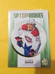 Kaiden Guhle [Green] #TR-4 Hockey Cards 2022 SP Authentic Top Rookies Prices