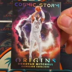 Donovan Mitchell #5 Basketball Cards 2023 Panini Origins Cosmic Storm Prices