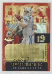 Peyton Manning #FM19 Football Cards 2005 Topps Finest Manning Moments Prices