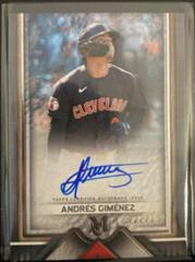 Andres Gimenez #AA-AG Baseball Cards 2023 Topps Museum Collection Archival Autographs Prices