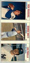 George Brett, Lou Piniella, Rick Reuschel [L Panel Hand Cut] Baseball Cards 1979 Hostess Prices