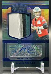Tanner McKee [Blue] #RPA-3 Football Cards 2023 Panini Plates and Patches Rookie Patch Autographs Prices