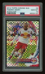 Thierry Henry [Xfractor ] #6 Soccer Cards 2014 Topps Chrome MLS Prices