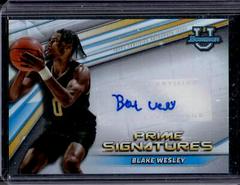 Blake Wesley #PCS-BW Basketball Cards 2021 Bowman University Prime Chrome Signatures Prices