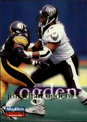 Jonathan Ogden #7 Football Cards 1996 Skybox Impact Rookies Prices