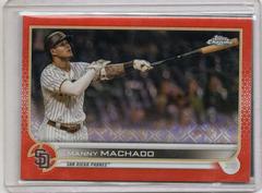 Manny Machado [Orange] #30 Baseball Cards 2022 Topps Chrome Logofractor Prices