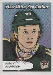 Kirill Kaprizov [Artist Autograph] #PC-29 Hockey Cards 2021 Ultra Pop Culture Prices