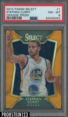 Stephen Curry [Orange Prizm] #1 Basketball Cards 2014 Panini Select Prices