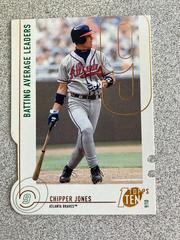 Chipper Jones [Die Cut] #61 Baseball Cards 2002 Topps Ten Prices