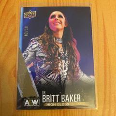 Dr. Britt Baker [High Gloss] Wrestling Cards 2021 Upper Deck AEW Prices