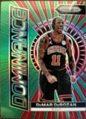 DeMar DeRozan [Green Prizm] #13 Basketball Cards 2023 Panini Prizm Dominance Prices