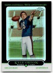 Kyle Orton [Black Refractor] #187 Football Cards 2005 Topps Chrome Prices