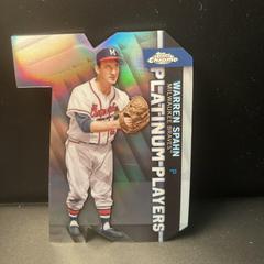 Warren Spahn #CPDC-40 Baseball Cards 2021 Topps Chrome Update Platinum Player Die Cuts Prices