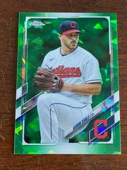 Aaron Civale [Green] Baseball Cards 2021 Topps Chrome Update Sapphire Prices
