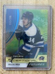 Cole Sillinger [Blue] Hockey Cards 2021 Upper Deck Synergy Exceptional Futures Prices