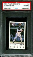 Tony Gwynn #99 Baseball Cards 1991 Panini Stickers Prices