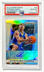 Stephen Curry #55 Basketball Cards 2013 Panini Prizm Autograph Prices