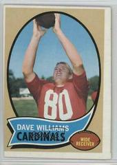 Dave Williams #208 Football Cards 1970 Topps Prices