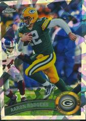 Aaron Rodgers [Crystal Atomic Refractor] Football Cards 2011 Topps Chrome Prices