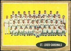 Cardinals Team #61 Baseball Cards 1962 Venezuela Topps Prices