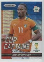 Didier Drogba [Blue Prizm] #7 Soccer Cards 2014 Panini Prizm World Cup Captains Prices