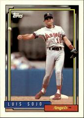 Luis Sojo #206 Baseball Cards 1992 Topps Prices