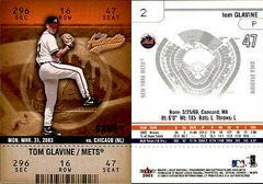 Tom Glavine Baseball Cards 2003 Fleer Authentix Prices