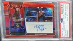 Roman Reigns [Red Prizm] #RA-RRN Wrestling Cards 2022 Panini Select WWE Ringside Action Signatures Prices