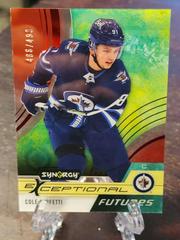 Cole Perfetti [Red] Hockey Cards 2021 Upper Deck Synergy Exceptional Futures Prices