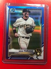 Brice Turang [Blue Refractor] #BCP-10 Baseball Cards 2021 Bowman Chrome Prospects Prices