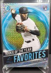 Jazz Chisholm [Purple Refractor Mega Box Mojo] #RRY-JCH Baseball Cards 2021 Bowman Chrome Rookie of the Year Favorites Prices