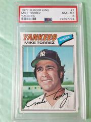 Mike Torrez #7 Baseball Cards 1977 Burger King Yankees Prices