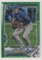 Bobby Witt Jr. [Green Shimmer Refractor] Baseball Cards 2021 Bowman Chrome Prospects Prices