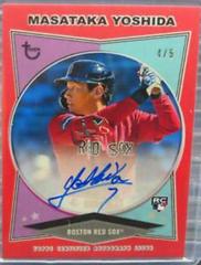 Masataka Yoshida [Red] #AC-MY Baseball Cards 2023 Topps Brooklyn Collection Autographs Prices