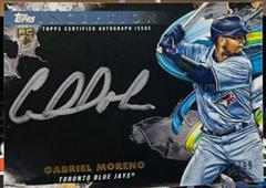 Gabriel Moreno #ISS-GM Baseball Cards 2023 Topps Inception Silver Signings Prices