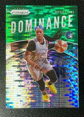 Odyssey Sims [Prizm Green Pulsar] Basketball Cards 2020 Panini Prizm WNBA Dominance Prices