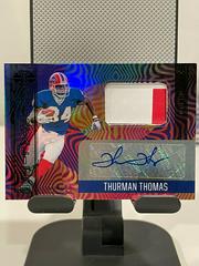 Thurman Thomas [Black] #IJ-TT Football Cards 2021 Panini Illusions Immortalized Jersey Autographs Prices